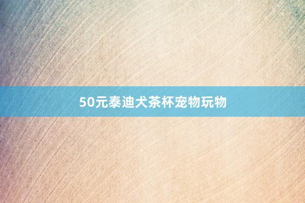 50元泰迪犬茶杯宠物玩物